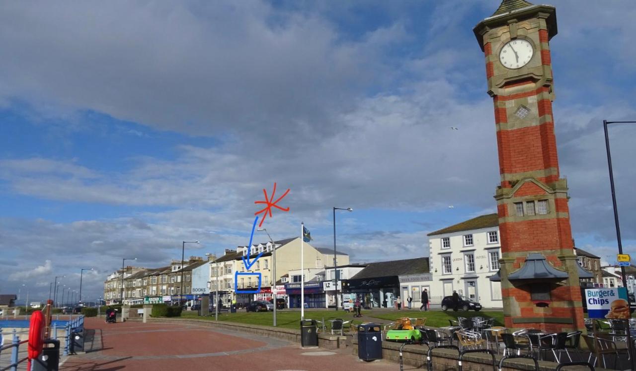 The Croston Balcony Apartment- Morecambe Central Promenade, Beach Front And Sea Views Buitenkant foto